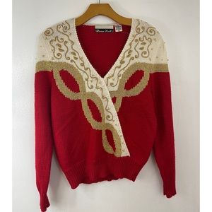 ❤️🤍 Vintage Dana Scott Mohair Sweater